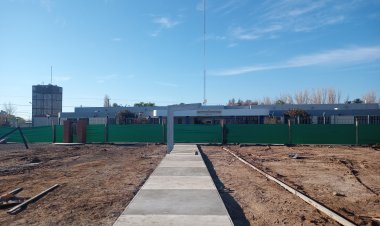 9 de Julio está remodelando una importante plaza del departamento