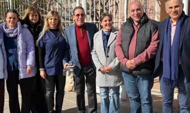 El diputado nacional José Peluc visitó el Hogar Huarpes en Rivadavia