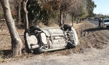 Brutal vuelco en Las Chacritas