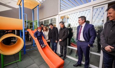 El gobernador Orrego inauguró un nuevo Centro de Desarrollo Infantil, esta vez en Angaco