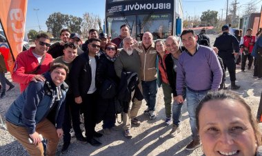 El diputado José Peluc acompañó las actividades del Bibliomóvil en Albardón