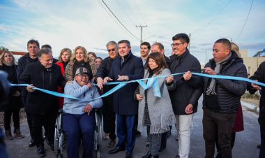 Orrego inauguró pavimentos en dos barrios de San Martín: “Son obras muy esperadas”