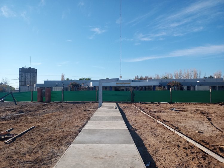 9 de Julio está remodelando una importante plaza del departamento