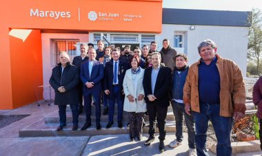Orrego inauguró el Centro de Salud de Marayes, una obra que mejora la atención sanitaria en el este de San Juan