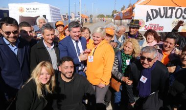 Orrego encabezó un nuevo operativo San Juan Cerca en Caucete