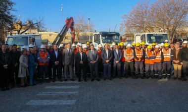 Adquieren 10 movilidades y máquinas que permitirán mejorar el servicio de Obras Sanitarias en San Juan