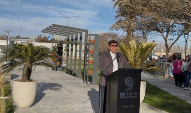 9 de Julio inauguró una nueva plaza en un punto estratégico del departamento