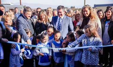 Orrego inauguró un moderno edificio para la educación inicial en 25 de Mayo