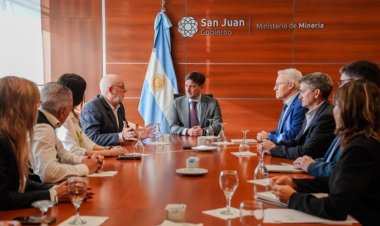 Autoridades de Minería recibieron la nueva conducción de la Cámara Minera