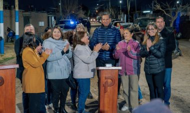 Pocito sigue inaugurando obras