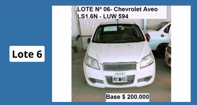 Nuevo remate oficial de la CAS: estos son los vehículos que se subastarán