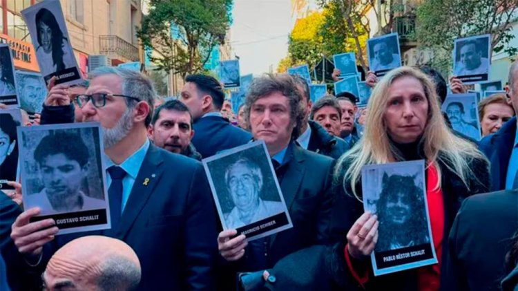 AMIA: Milei en el acto central por el 31 aniversario del ataque a la sede judia