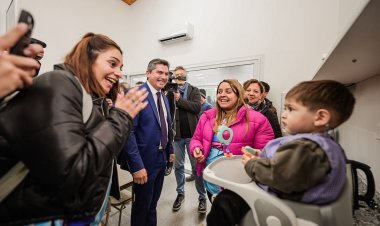 Orrego inauguró un nuevo CDI en Rivadavia y reafirmó la prioridad de la primera infancia en su gestión