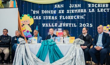 San Juan Escribe llegó a instituciones educativas de Valle Fértil