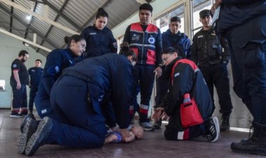 Policías recibieron capacitación en primeros auxilios