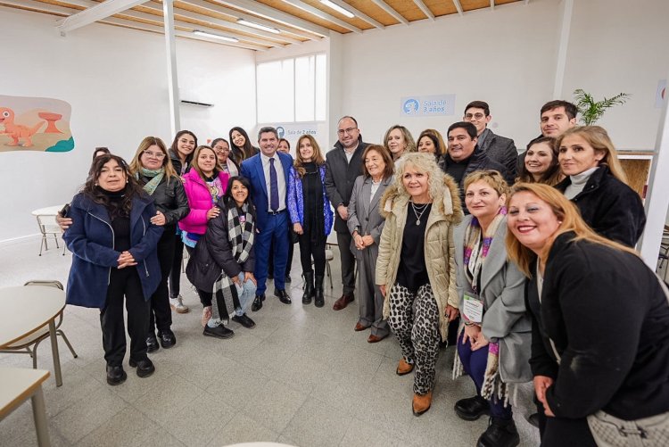 Orrego inauguró un nuevo CDI en Rivadavia y reafirmó la prioridad de la primera infancia en su gestión