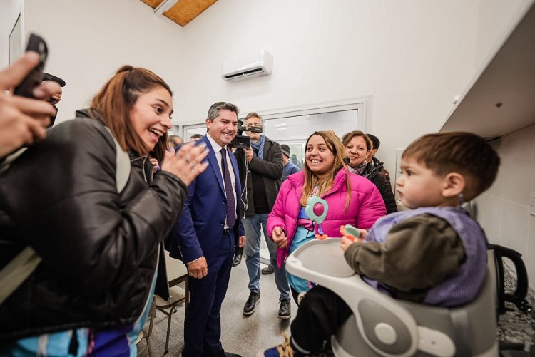 Orrego inauguró un nuevo CDI en Rivadavia y reafirmó la prioridad de la primera infancia en su gestión