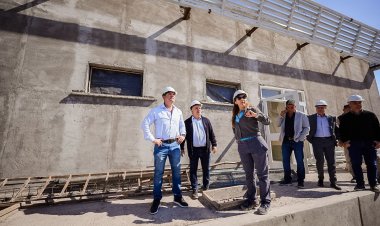 Orrego supervisó las obras del nuevo Hospital de Angaco: infraestructura de nivel para el Este sanjuanino