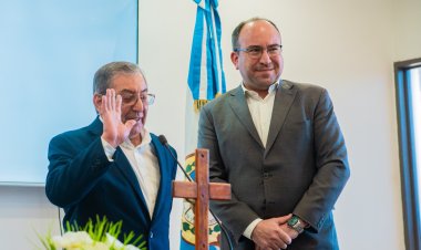El intendente Sergio Miodowsky puso en funciones al nuevo secretario de Obras municipal