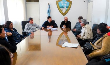 El intendente Matías Espejo se reunió con vecinos de San Roque por el reclamo de la Ruta Provincial 478