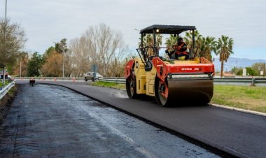 Repavimentan accesos en Circunvalación para mejorar la seguridad vial