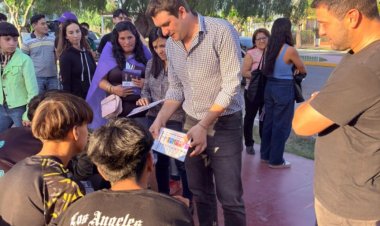 Los candidatos de la Libertad Avanza, dejaron un contundente mensaje en Angaco