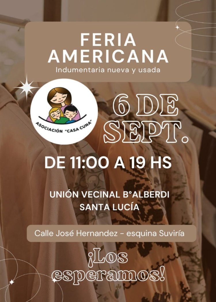 Gran Feria Americana solidaria en Santa Lucía