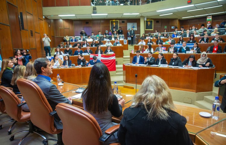 El Modelo de Naciones Unidas 2025 reunió a más de 150 jóvenes en la Casa de Todos
