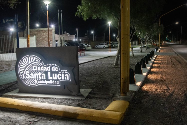 Santa Lucía suma un nuevo espacio para disfrutar: el Paseo Balcarce ya es una realidad