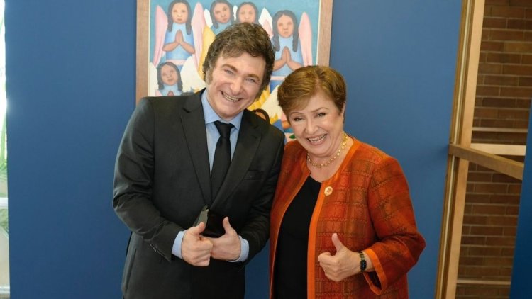 Milei se reunirá hoy con Kristalina Georgieva en Washington