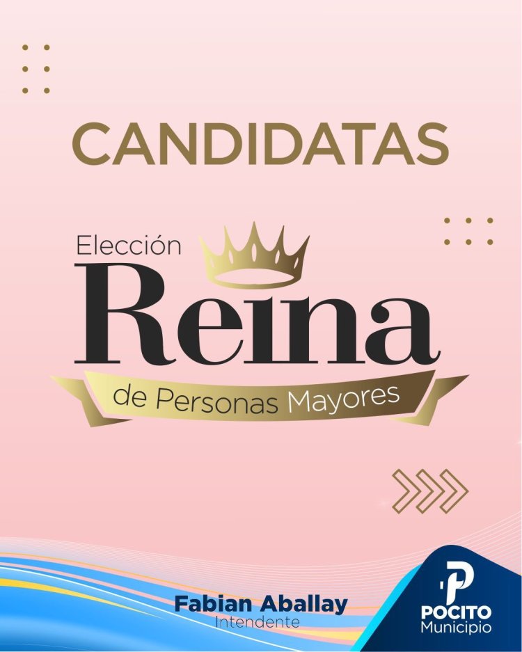 Récord de candidatas a Reina de Personas Mayores de Pocito 2025