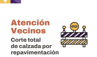 Habrá cortes de calzada por trabajos de repavimentación en Capital