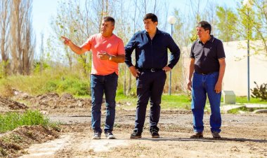 La Municipalidad de Jáchal continúa con obras de mejoramiento en el Barrio Jardín Policial
