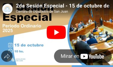 Segunda Sesión Especial: tratamiento exclusivo del Régimen de Zona Fría