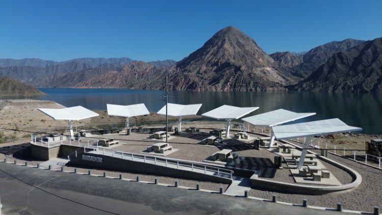 Ya construyeron los 5 miradores del Dique Punta Negra