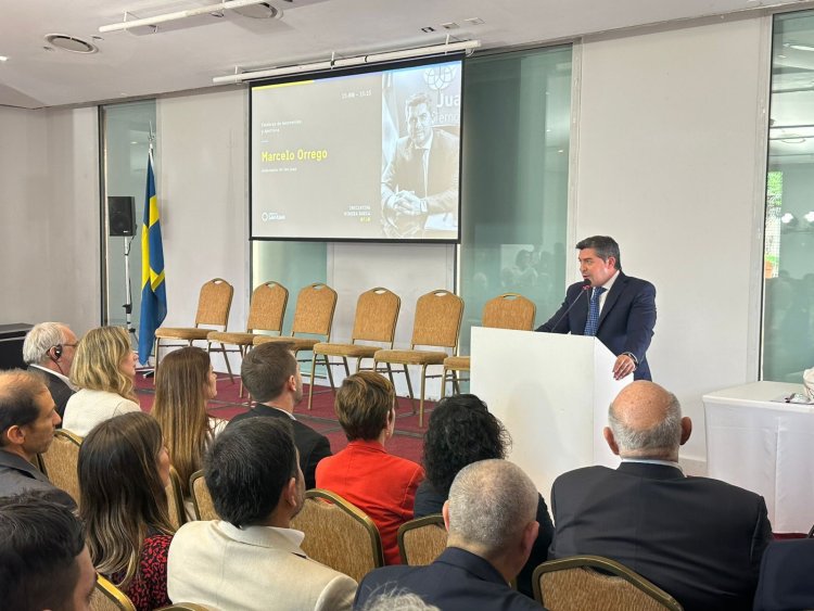 Orrego disertó en un imporante encuentro minero organizado por Suecia: “En San Juan no queremos una minería a cualquier costo”