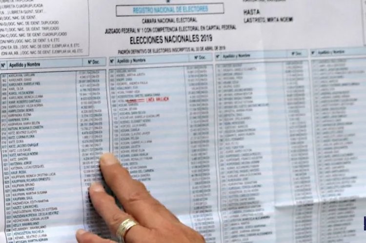 Cómo consultar el padrón electoral de las elecciones 2025: dónde voto el domingo 26 de octubre