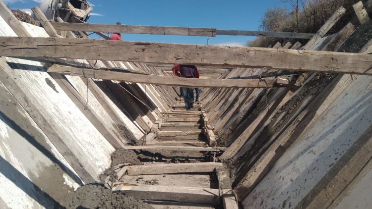 Hidráulica repara y reconstruye canales