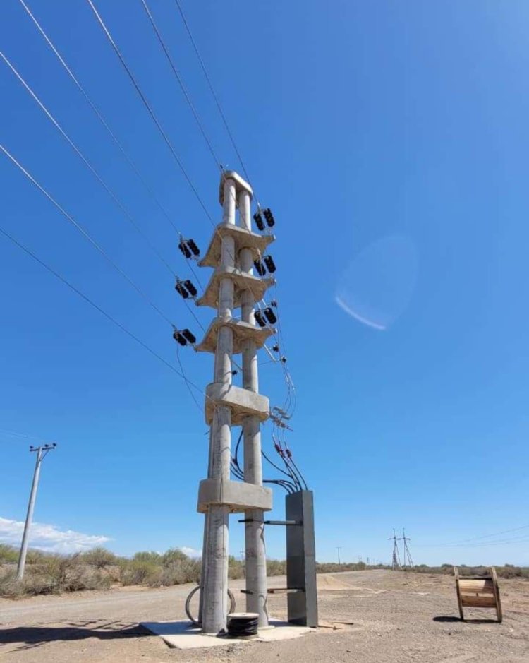 Avanzan obras en Sarmiento para mejorar el servicio eléctrico para hogares, comercios y emprendimientos productivos