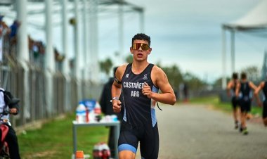 Thomas Castañeda Maldonado disputó el triatlón de Viña del Mar