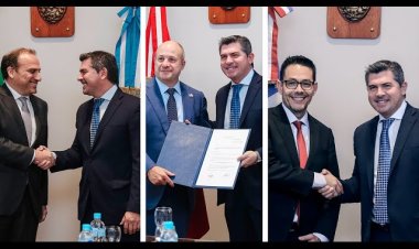 Autoridades internacionales visitaron al gobernador en la previa de la apertura de la FNS 2025