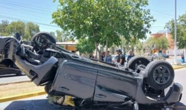 Una joven ocasionó violento vuelco con su camioneta en Marquesado