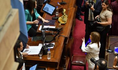 Bullrich cruzó a Villarruel en su primera intervención en el recinto del Senado