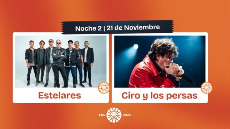 FNS: el rock se apoderará del Estadio del Bicentenario