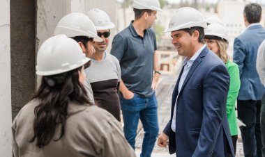 El gobernador recorrió las obras del nuevo Instituto Odontológico