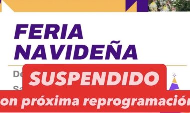 Se suspendió por mal tiempo la Feria Navideña en plaza de Concepción