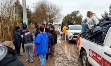 Operativo preventivo y asistencia inmediata a familias de San Juan