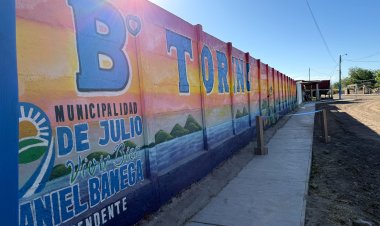 Barrio Torino: 9 de Julio inauguró veredas, puentes y nueva iluminación