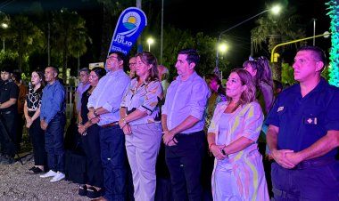 9 de Julio inauguró nueva iluminación LED en un transitado tramo de Ruta 20