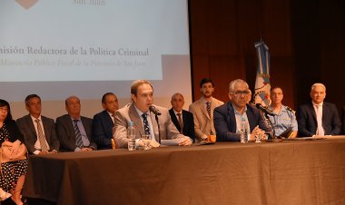 Se presentó oficialmente la Comisión encargada de redactar la Política Criminal provincial